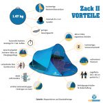 Wurfmuschel Zack II - Vorteile
